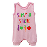 Пісочник для дівчинки 1-9 місяців рожевий літній Minikin 172802