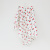 Пеленка фланелевая 75*90  белая красная Minikin 190901