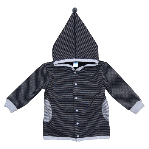Курточка для малечі чорна в смужку  Minikin 2012713