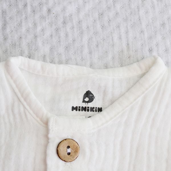 Полукомбинезон муслиновый Minikin (2312214_74_5) Размер 74 Муслиновый Молочный 2312214_74_5 фото