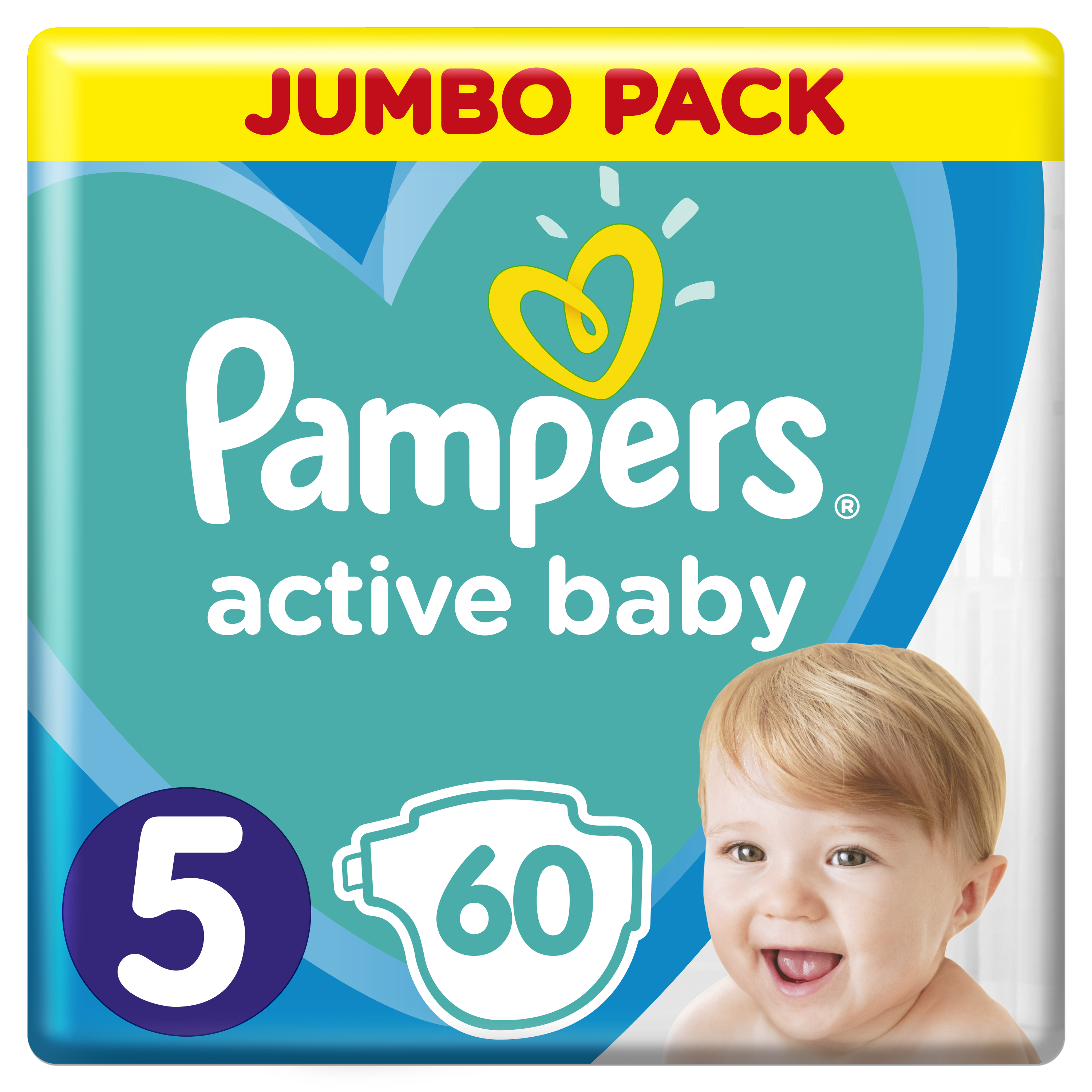 Подгузники детские Pampers Active Baby Размер 5 11-16 кг, 90 подгузников
