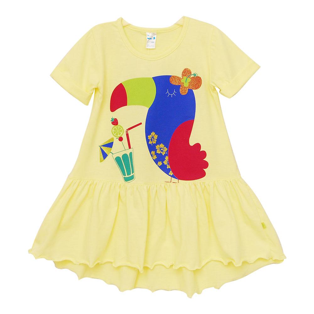 Платье для девочки 2-5 лет желтый летний Minikin 173302