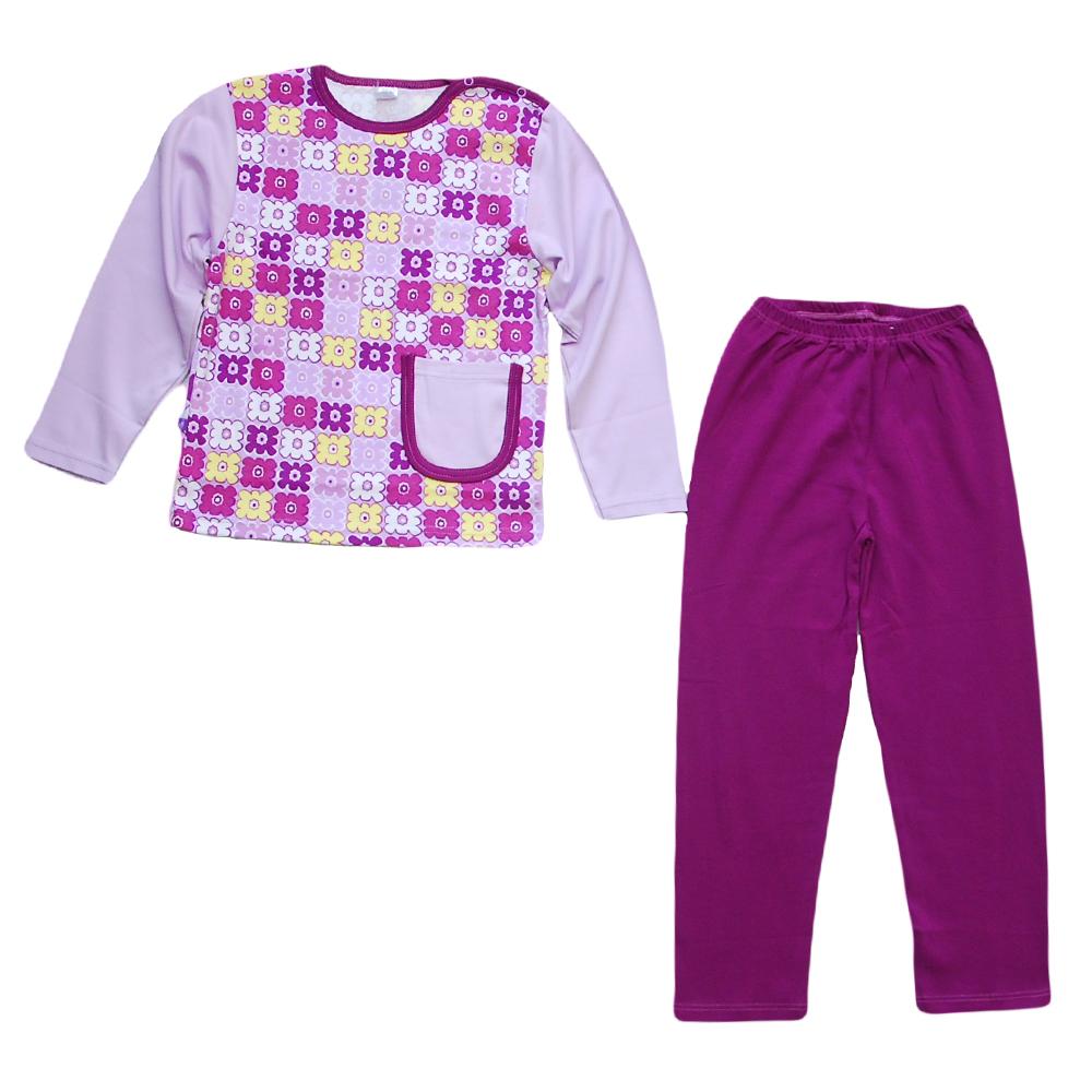 Пижама для девочки 6-8 лет фиолетовый Minikin 37-03