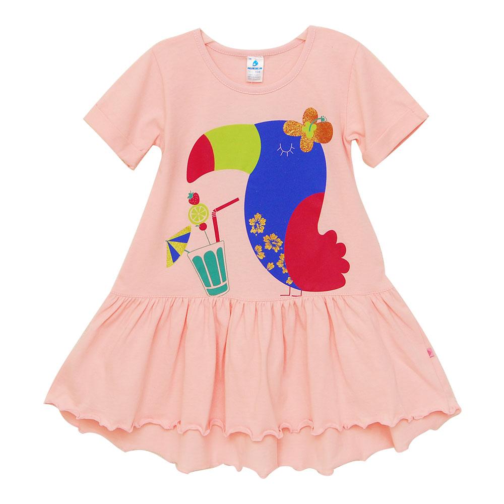 Платье для девочки 2-5 лет розовый летний Minikin 173302