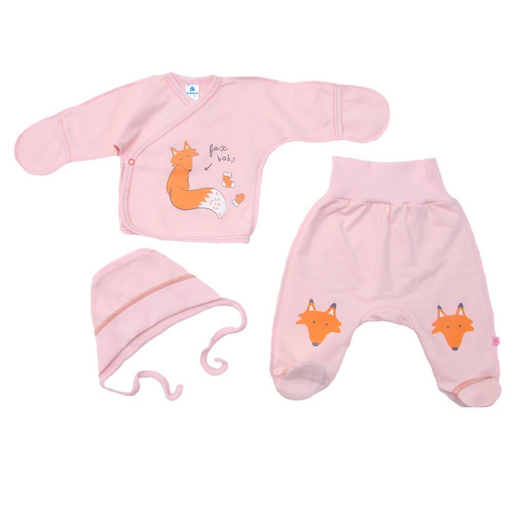 Комплект для новорожденных 0-1 мес розовый зимний Minikin 16106701