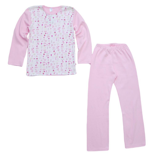 Пижама для девочки 6-8 лет розовый Minikin 37-03