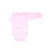 Боди закрытые ручки для девочки 1-3 мес розовый Minikin 00503