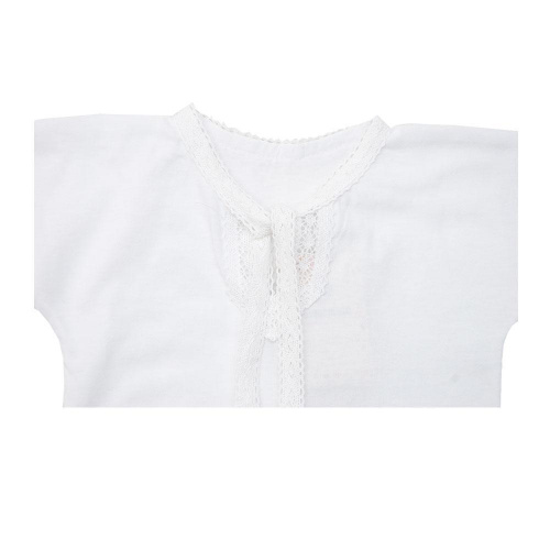 Крестильная рубаха 1-6 мес белый Minikin 1756
