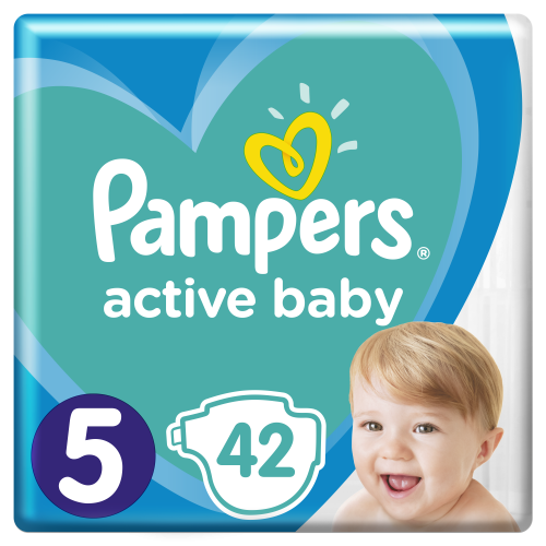 Подгузники детские Pampers Active Baby Размер 5 11-16 кг, 42 подгузника