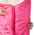Кокон-трансформер на овчине для девочки 0-3 года розовый Minikin 186127