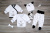 Ползунки на ластике 0-3 мес  белый с рисунком Minikin 1960603