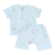 Комплект Сорочка та шорти з мусліну блакитний з малюнком Minikin 223214