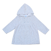 Курточка велюровая для девочки 1-4 года серая Minikin 208504
